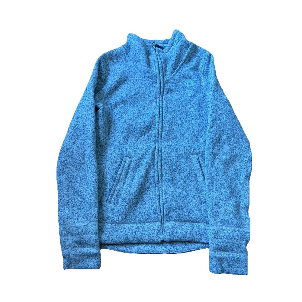 The North Face Jacket Womens XS Plush Fleece Lined Heather Gray Full Zip